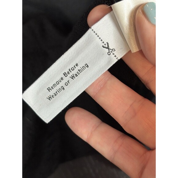 J Crew Wool Cardigan Black Medium Sequin Shawl Neck Cropped Long Sleeve - Picture 6 of 11